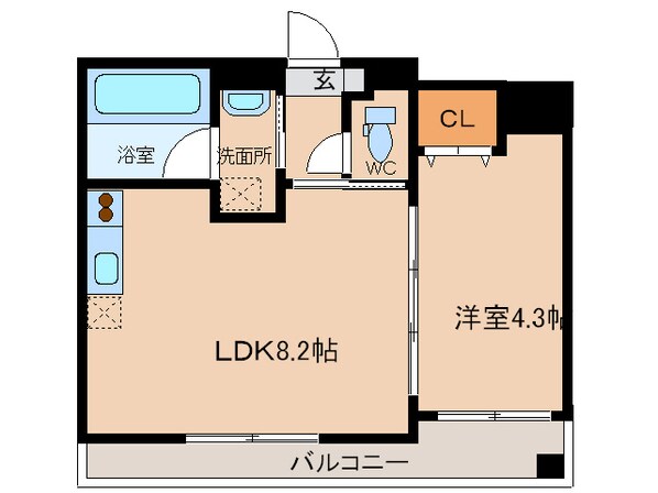 サムティ佐賀駅南本町の物件間取画像